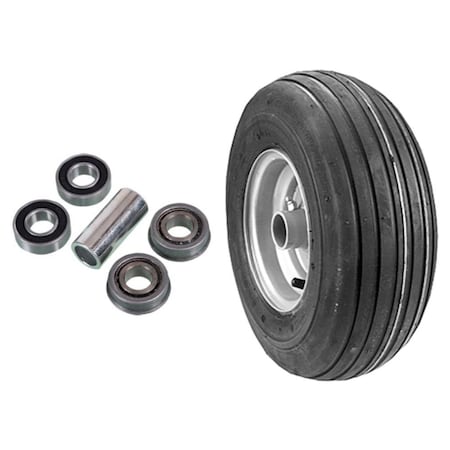 Aic Replacement Parts Wheel Assembly/Bearings fits Dixie Chopper 10202 97166 13x650x6 Tire 9573 9719 10202-BEARINGKIT
